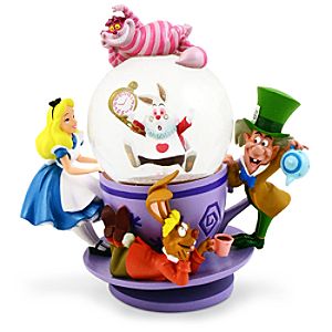 Alice in Wonderland Mad Tea Party Snowglobe