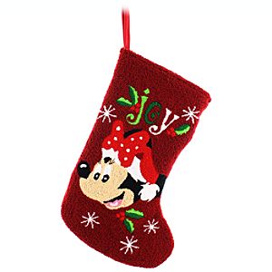 Santa Minnie Mouse Stocking