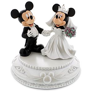 Mickey and Minnie Mouse Wedding Figurine