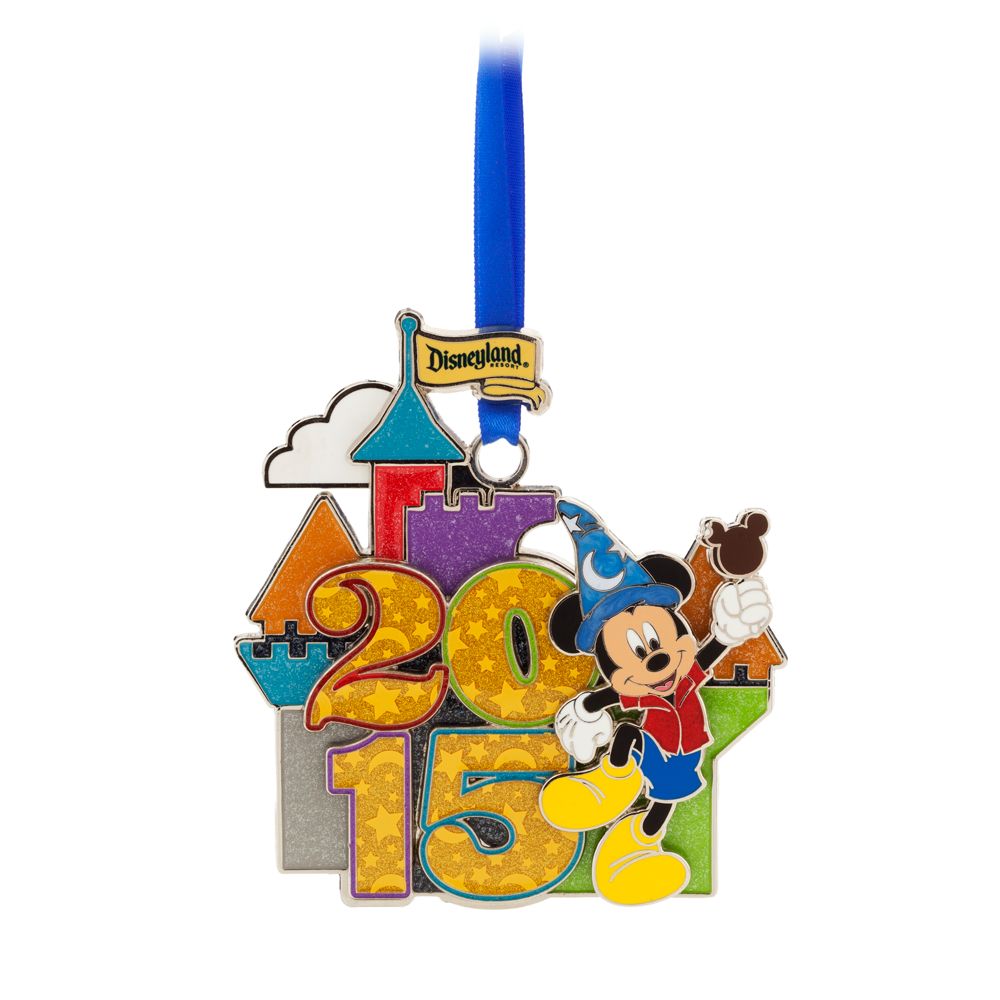 Mickey Mouse Metal Ornament - Disneyland 2015