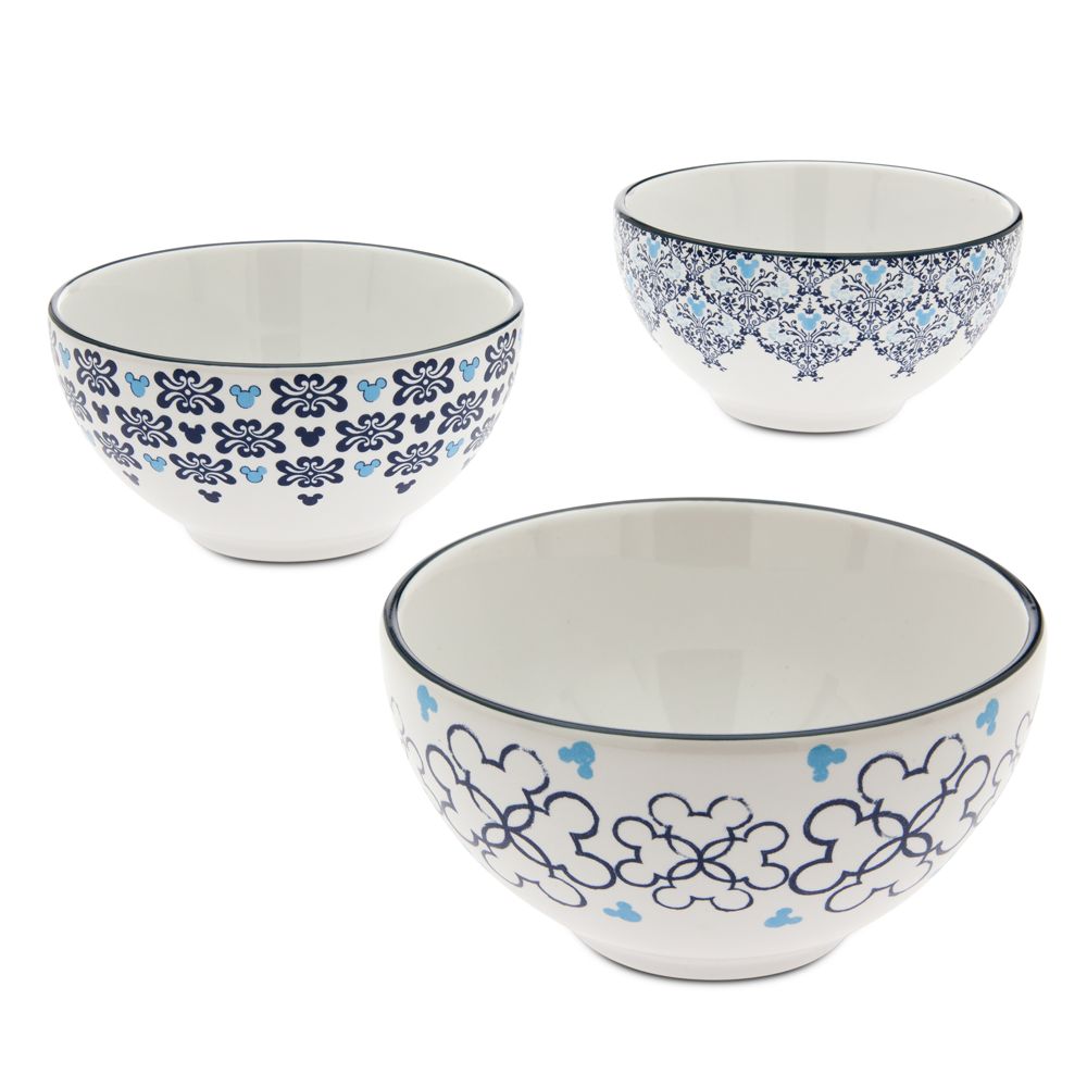 Mickey Mouse Icon Indigo Soup Bowl Set - Small