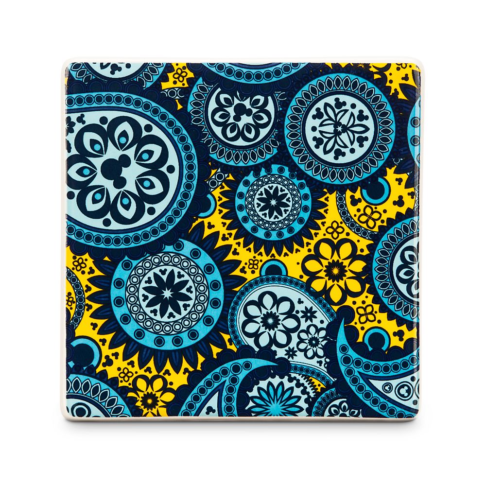 Mickey Mouse Icon Indigo Tile - Paisley