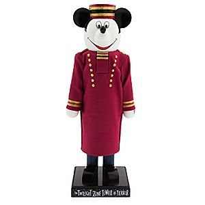 Mickey Mouse Hollywood Tower Hotel Bellhop Nutcracker Figure - 12 3/4''