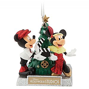 Mickey and Minnie Mouse Holiday Ornament - Disney's Hollywood Studios