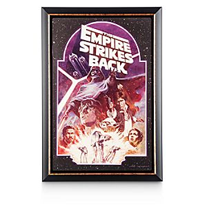 Star Wars: The Empire Strikes Back Movie Poster Reproduction Metal Print - Framed