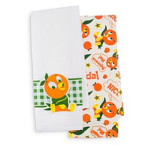 Orange Bird Kitchen Towel Set