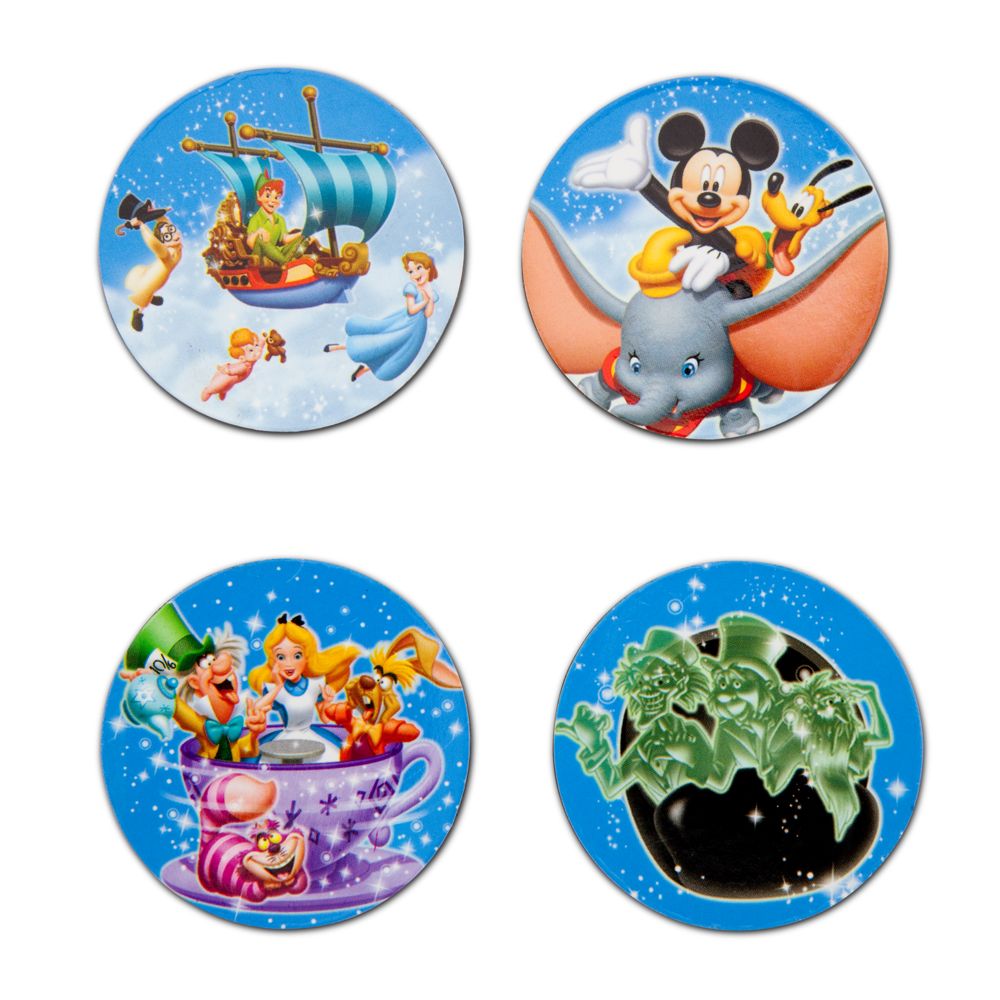 Disney Storybook Attractions Magnet Set -- 4-Pc.