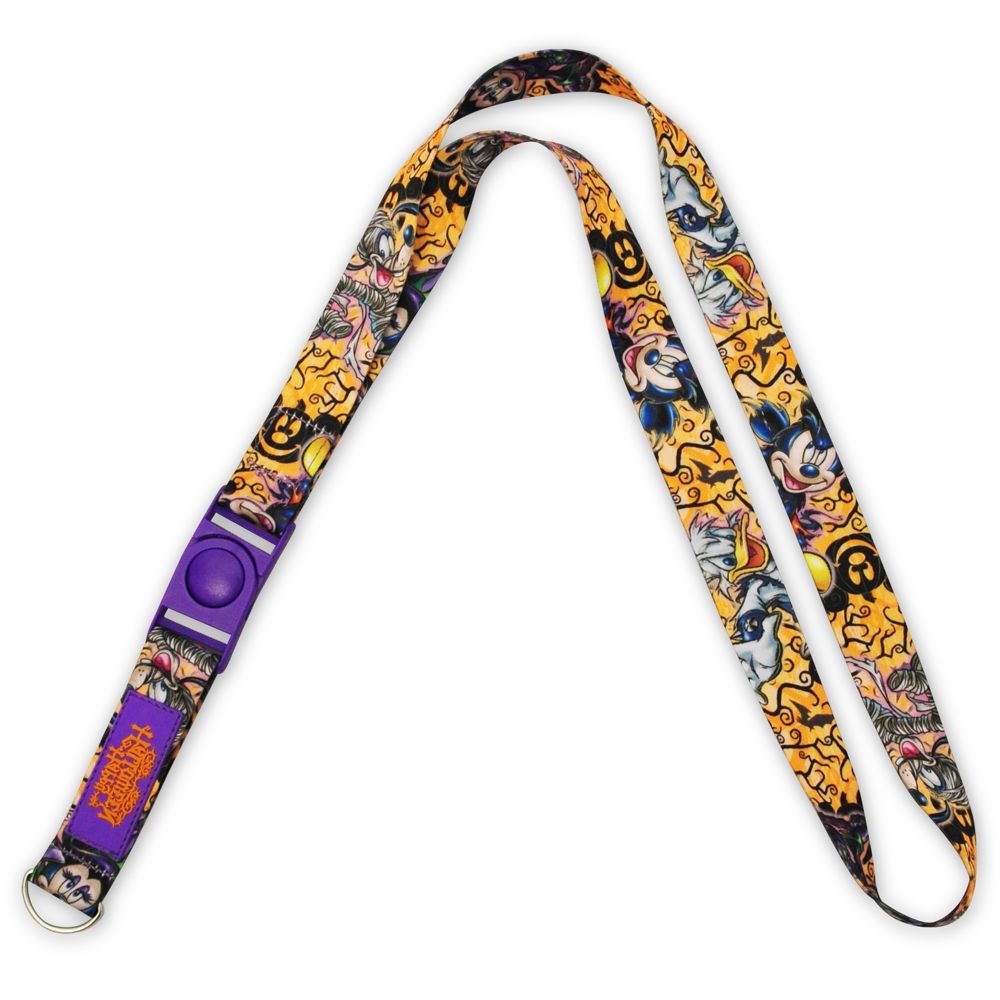 Halloween Mickey and Friends Lanyard
