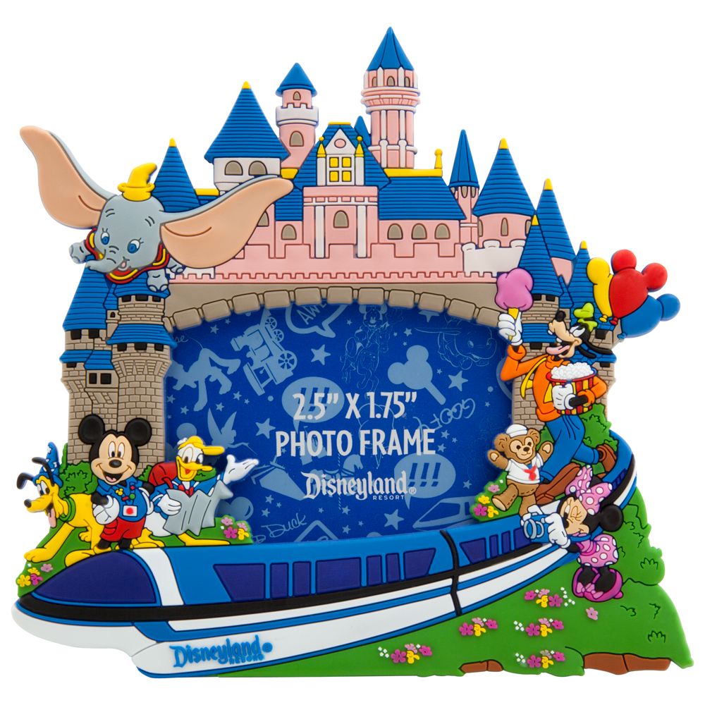 Storybook Disneyland Resort Photo Frame Magnet -- 2 1/2 x 1 3/4