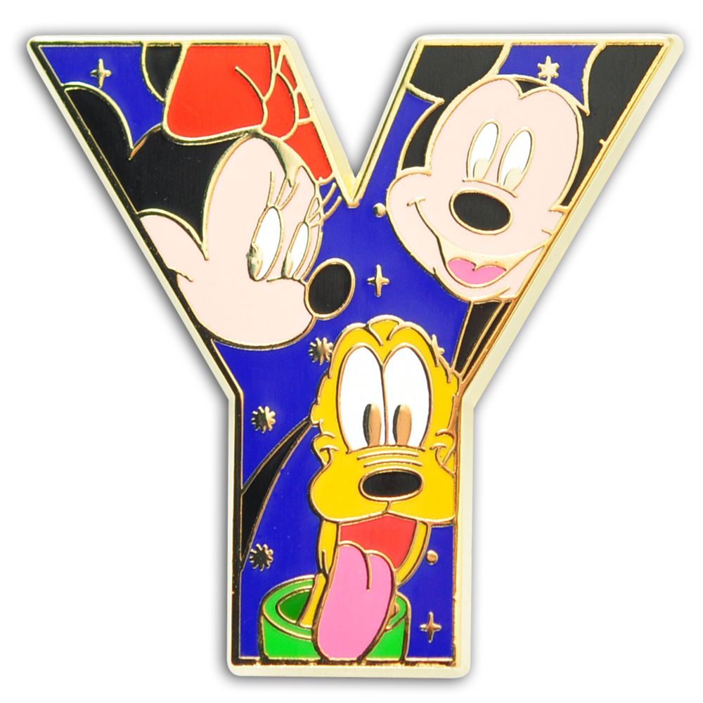 Alphabet Mickey Mouse and Friends Pin -- Y