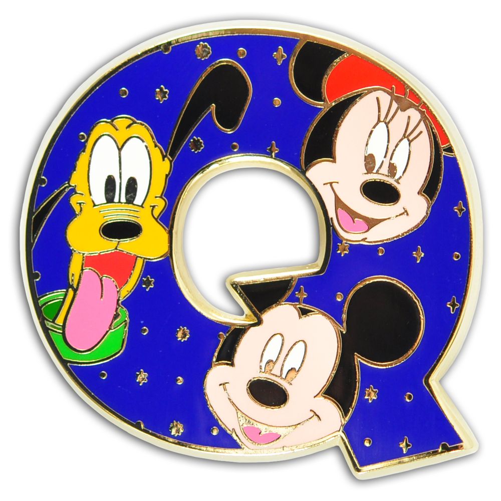 Alphabet Mickey Mouse and Friends Pin -- Q