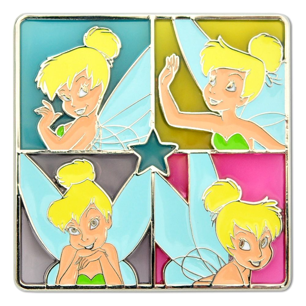 Stained Glass Window Tinker Bell Pin