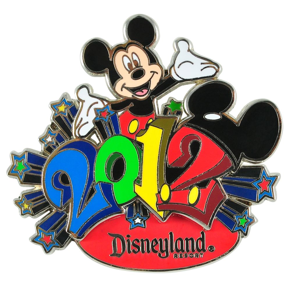 2012 Disneyland Mickey Mouse Pin