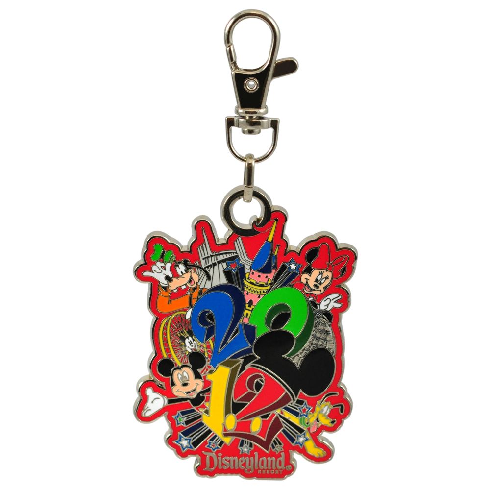 2012 Disneyland Resort Mickey Mouse and Friends Lanyard Medal