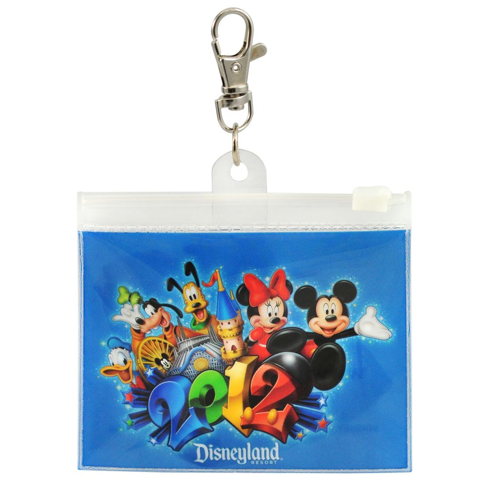 2012 Disneyland Mickey Mouse and Friends Lanyard Pouch