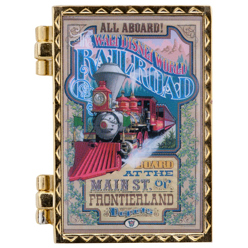 Walt Disney World Railroad Poster Donald Duck Pin