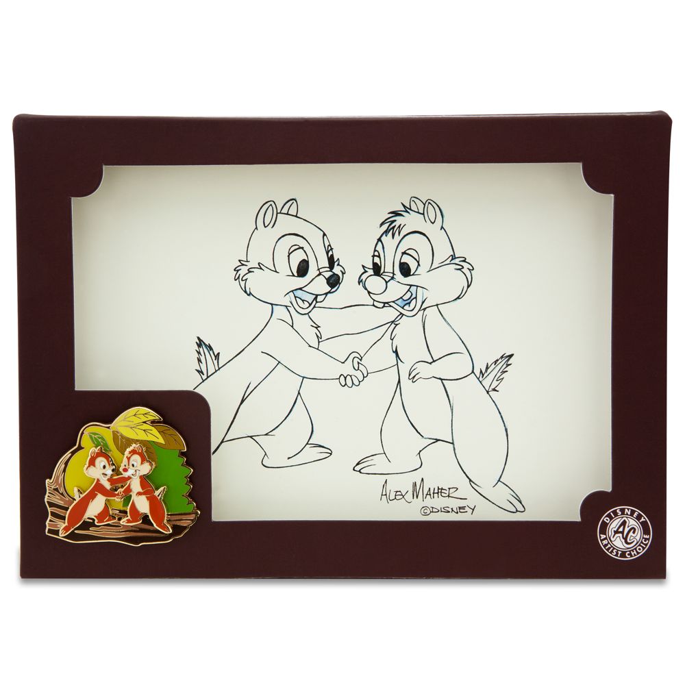 Chip an Dale Pin and Litho Set -- 2-Pc.