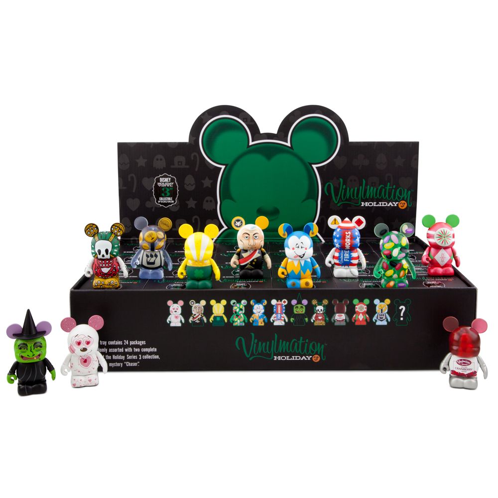 Vinylmation Holiday 3 Series Figure -- 3 -- Tray of 24-Pc.