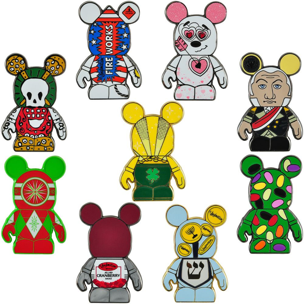 Vinylmation Holiday 3 Mystery Pin Set -- 2-Pc.