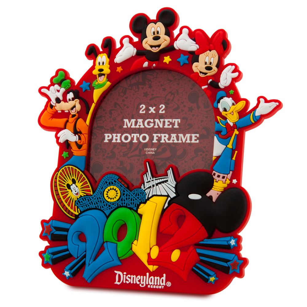 2012 Disneyland Mickey Mouse Magnet Photo Frame -- 2 x 2