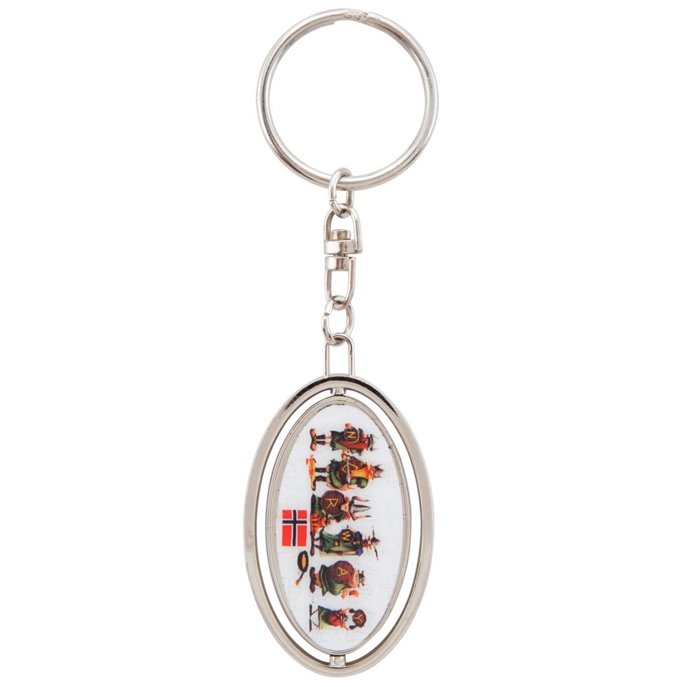 Epcot World Showcase Norway Pavilion Viking Keychain