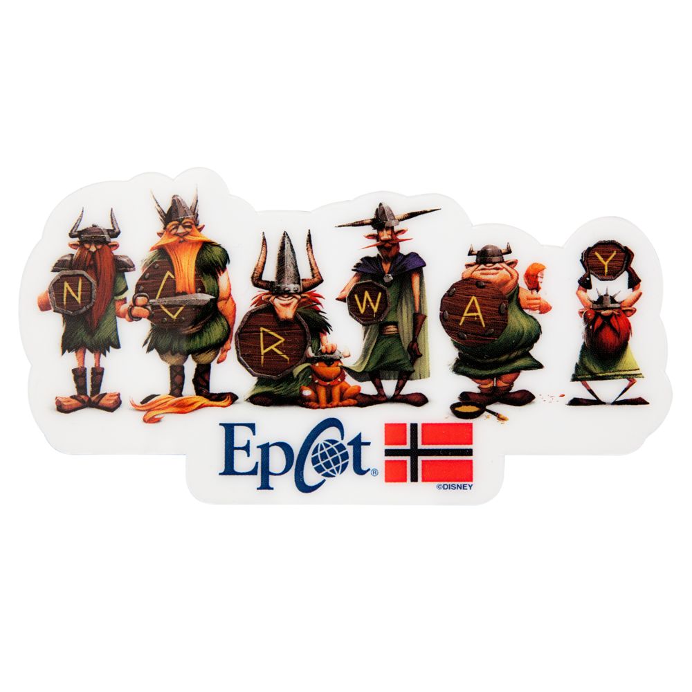 Epcot World Showcase Norway Pavilion Viking Magnet