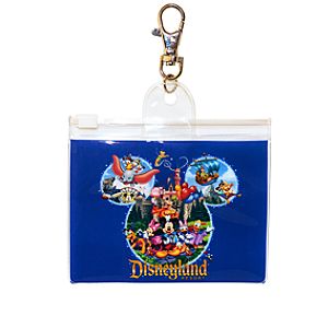 Storybook Disneyland Mickey Mouse Pin Lanyard Pouch