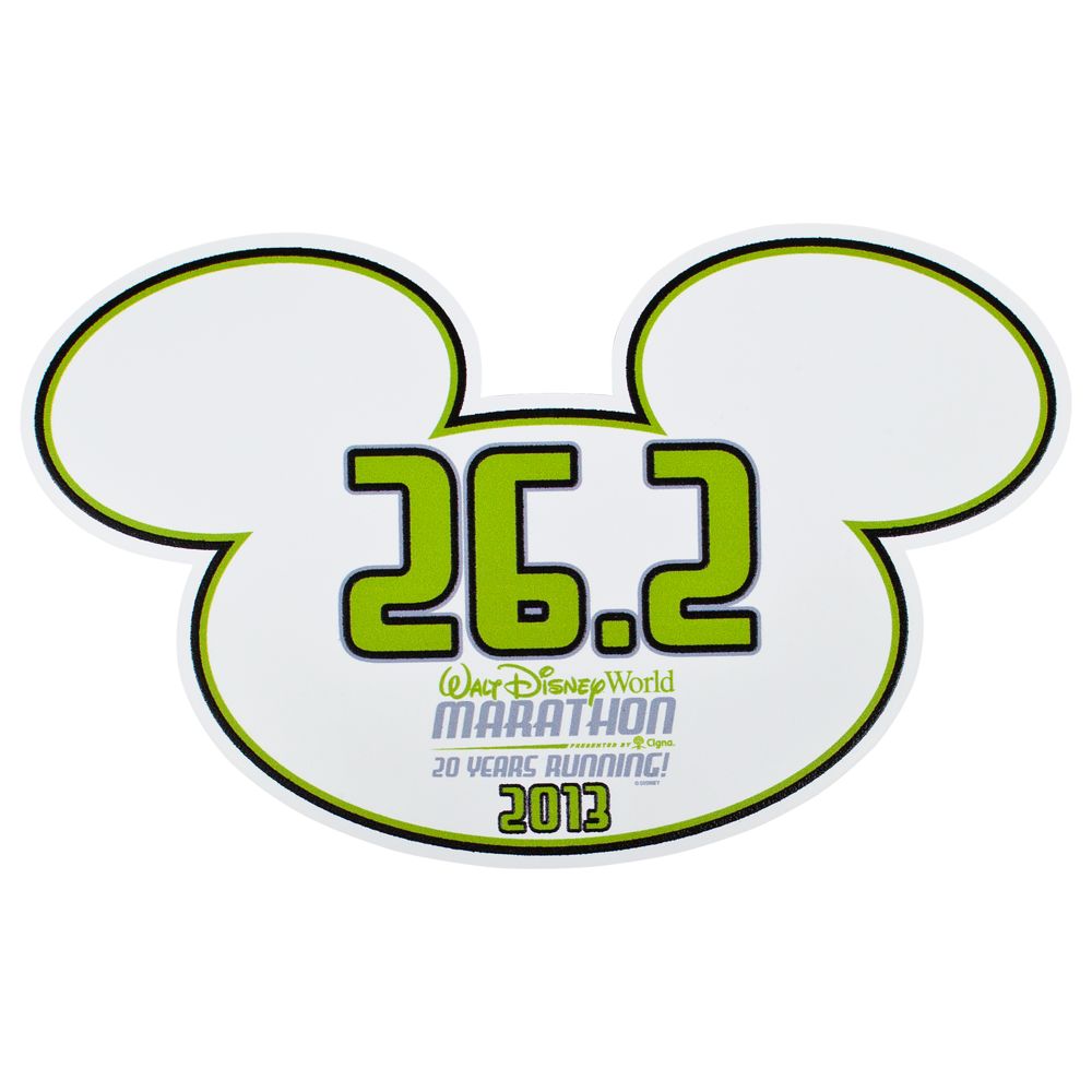 2013 Walt Disney World Marathon Auto Magnet