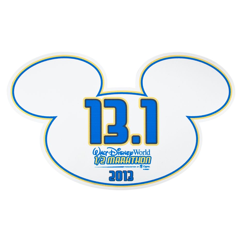 2013 Walt Disney World Half Marathon Auto Magnet