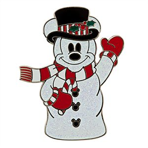 Mickey Mouse Pin - Snowman