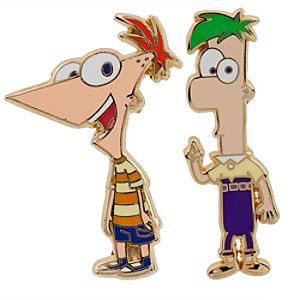 Phineas and Ferb Pin Set