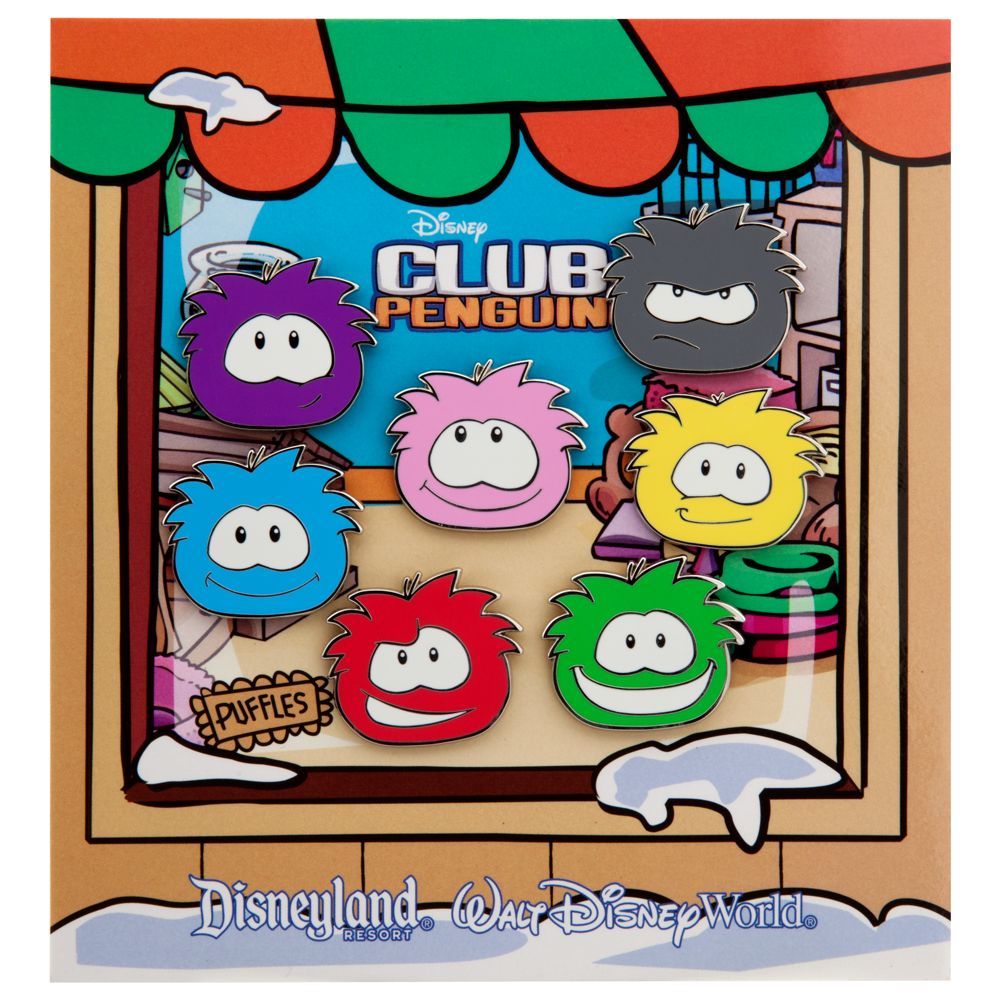 Puffles Pin Set - Club Penguin