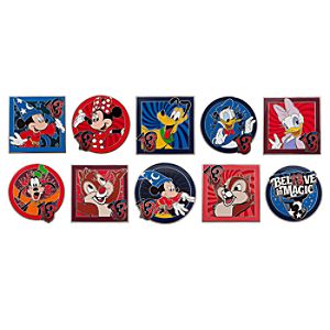 Sorcerer Mickey Mouse and Friends Mystery Pin Set - 2013 - 2-Pc.