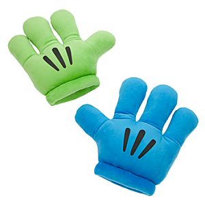 Mickey Mouse Plush Gloves - Mickey Mitts - Blue/Green