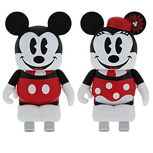 Vinylmation Mickey and Minnie Mouse Skating 3 Figure Set