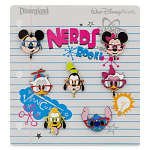 Mickey Mouse and Friends Nerds Pin Set