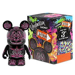 Vinylmation D-Tour Series 3 Eachez Figure - Pinstripe Mickey and Minnie Mouse