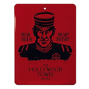 Hollywood Tower Hotel Tin Sign