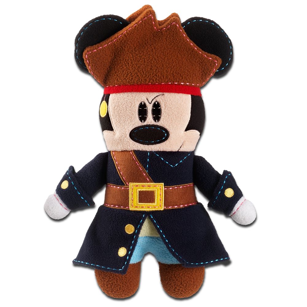 Pook-a-Looz Pirates of the Caribbean Mickey Mouse Plush Toy -- 12''