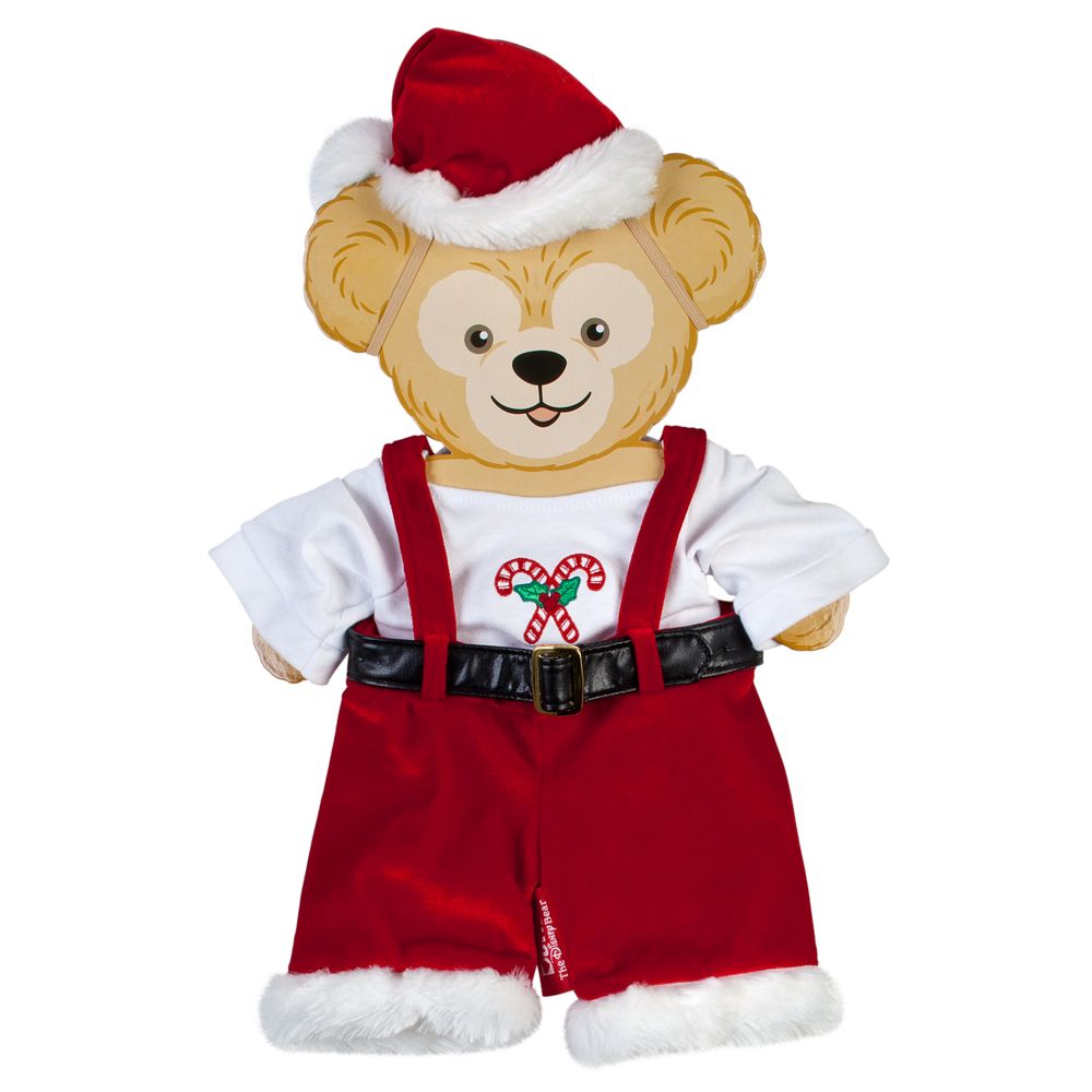 Duffy the Disney Bear Santa Costume -- 17'' H