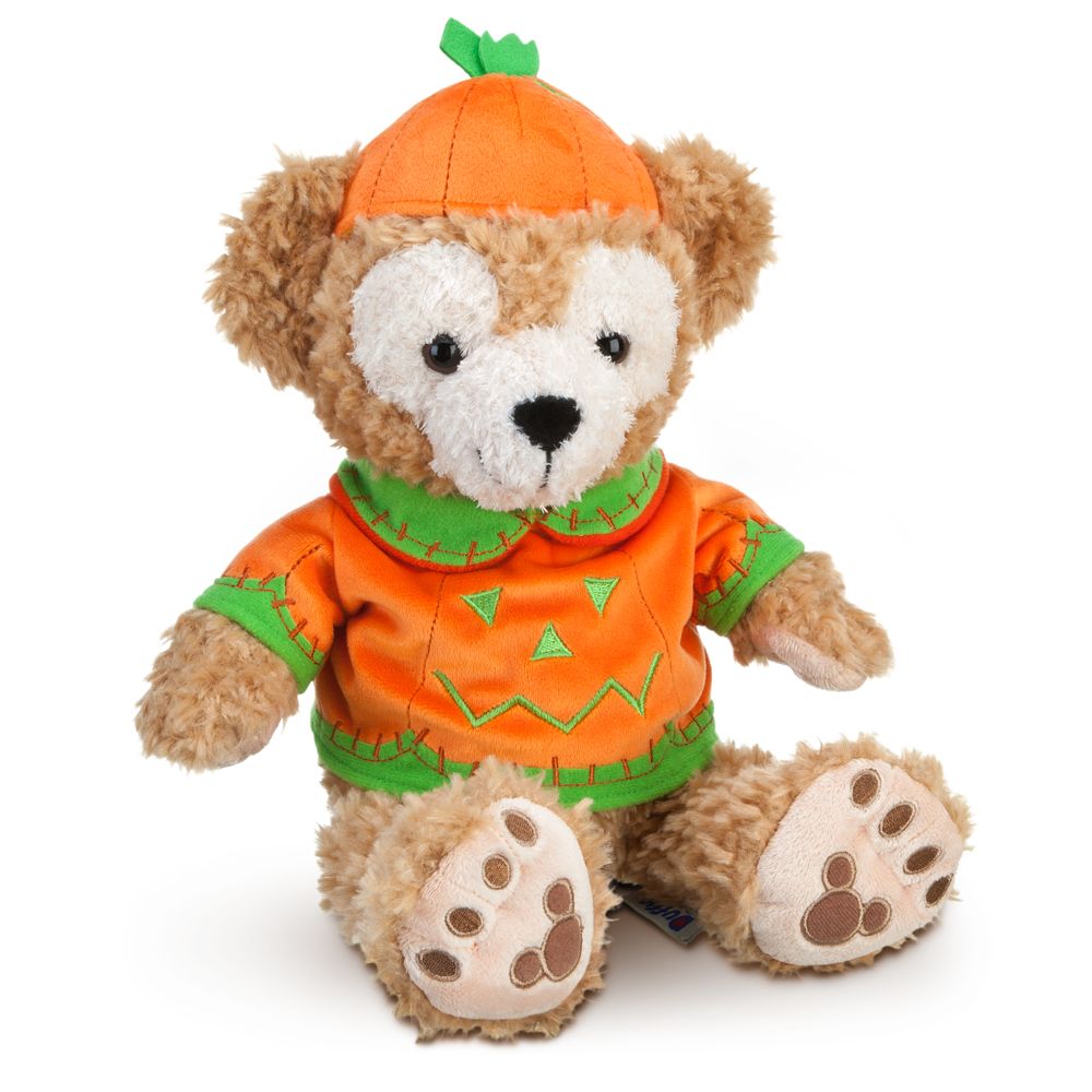 Halloween Pumpkin Duffy the Disney Bear Plush Toy -- 12 H
