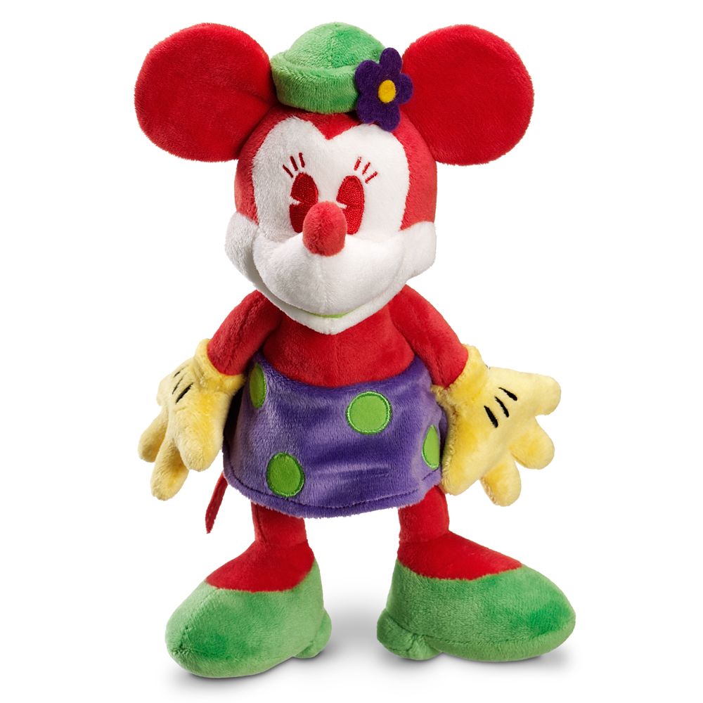 Red and Green Minnie Mouse Plush Toy -- 10 H