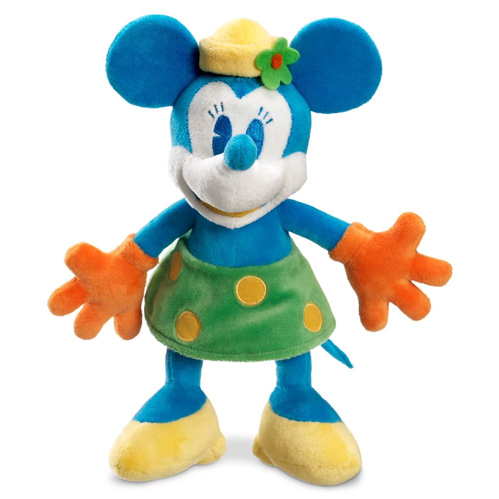 Blue and Yellow Minnie Mouse Plush Toy -- 10 H