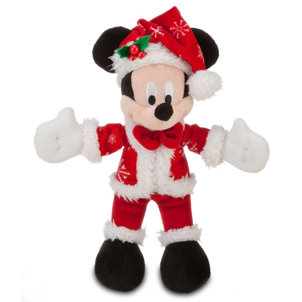 Santa Mickey Mouse Plush -- 9