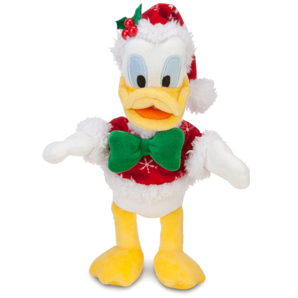 Santa Donald Duck Plush -- 9