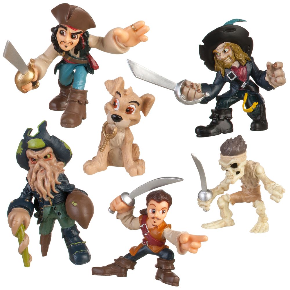 Disney Heroes Pirates of the Caribbean Figure Play Set -- 6-Pc.