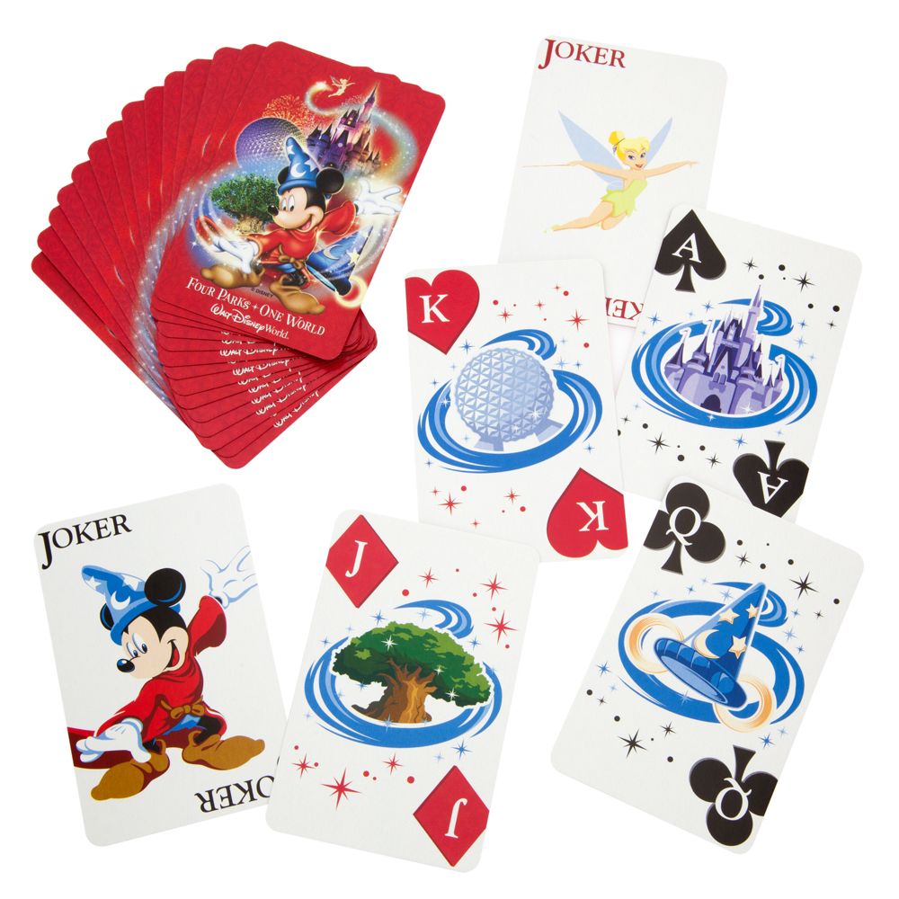 Four Parks, One World Walt Disney World Playing Cards