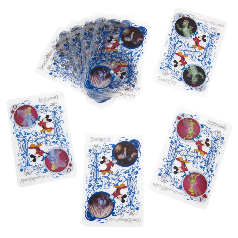 Transparent Magic Disney Parks Playing Cards