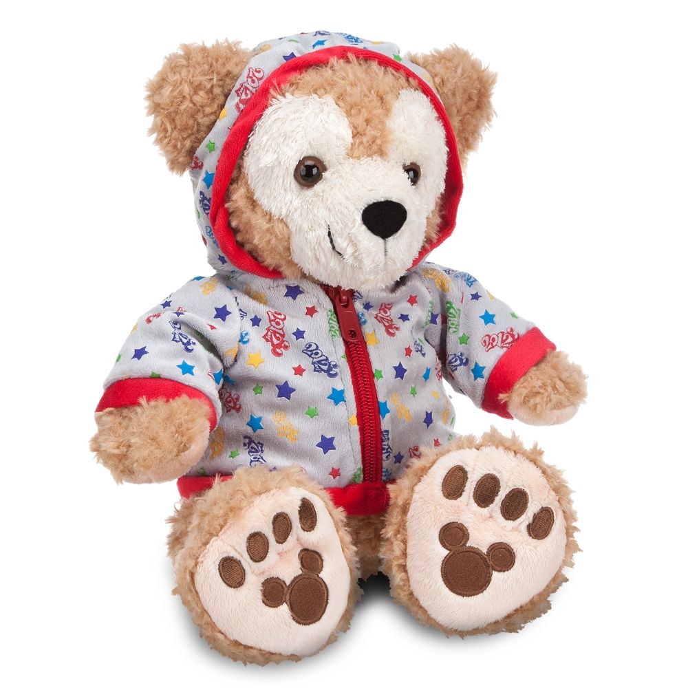 2012 Fleece Hoodie Duffy the Disney Bear Plush Toy -- 12 H