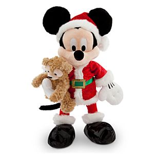 Mickey Mouse Santa Plush with Duffy the Disney Bear - 18